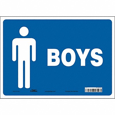 Safety Sign 10 in x 14 in Vinyl