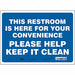 Safety Sign 10 in x 14 in Vinyl