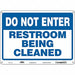 Safety Sign 10 in x 14 in Aluminum