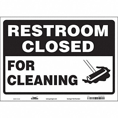 Safety Sign 10 in x 14 in Vinyl