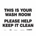 Safety Sign 10 in x 14 in Vinyl
