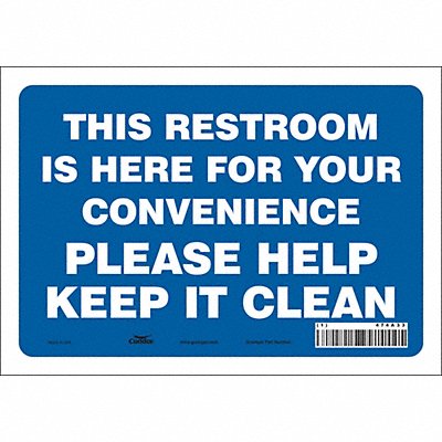 Safety Sign 7 in x 10 in Vinyl