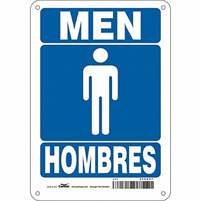 Safety Sign 10 in x 7 in Aluminum