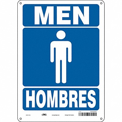 Safety Sign 14 in x 10 in Polyethylene