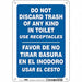 Safety Sign 10 in x 7 in Aluminum