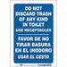 Safety Sign 10 in x 7 in Vinyl