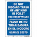 Safety Sign 14 in x 10 in Vinyl