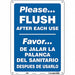 Safety Sign 14 in x 10 in Aluminum
