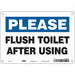 Safety Sign 7 in x 10 in Aluminum