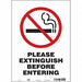 K1147 Safety Sign 14 in x 10 in Vinyl