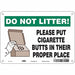K1148 Safety Sign 7 inx10 in Polyethylene