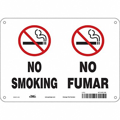 J7015 Safety Sign 7 inx10 in Polyethylene