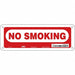 Safety Sign 3.5in x 10in Aluminum