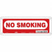 Safety Sign 3.5in x 10in Polyethylene