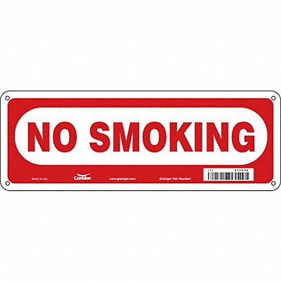 Safety Sign 5 in x 14 in Polyethylene