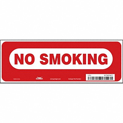 Safety Sign 3.5in x 10in Vinyl