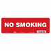 Safety Sign 5 in x 14 in Vinyl