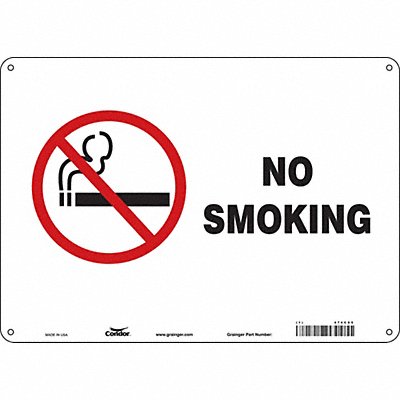 Safety Sign 10 inx14 in Aluminum