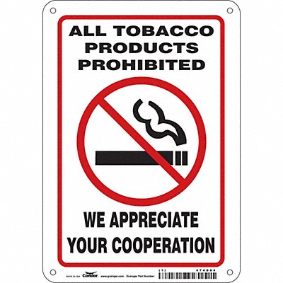 Safety Sign 10 inx7 in Aluminum