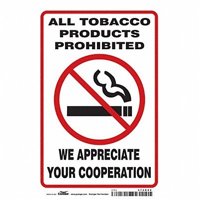 Safety Sign 10 inx7 in Vinyl