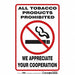 Safety Sign 10 inx7 in Vinyl