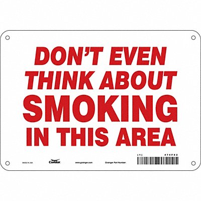 Safety Sign 7 in x 10 in Polyethylene