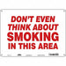 Safety Sign 10 in x 14 in Polyethylene
