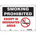 Safety Sign 10 inx14 in Aluminum