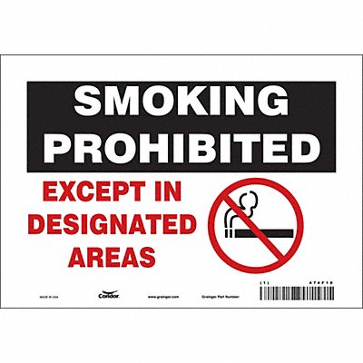 Safety Sign 7 inx10 in Vinyl