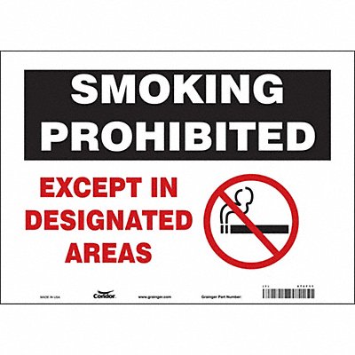 Safety Sign 10 inx14 in Vinyl