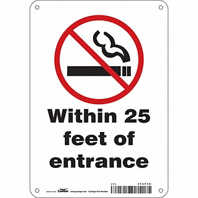 Safety Sign 10 inx7 in Aluminum