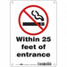 Safety Sign 10 inx7 in Polyethylene