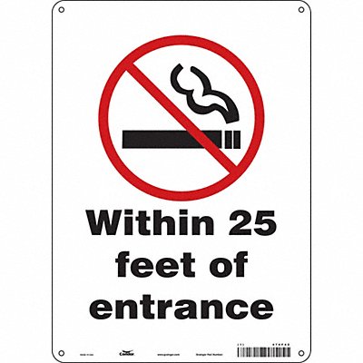 Safety Sign 14 inx10 in Polyethylene