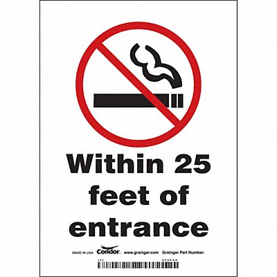 Safety Sign 7 inx5 in Vinyl