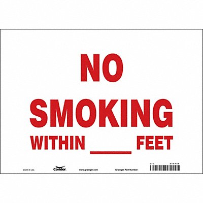 J7017 Safety Sign 10 inx14 in Vinyl
