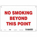 Safety Sign 7 inx10 in Polyethylene