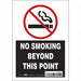 Safety Sign 10 in x 7 in Vinyl
