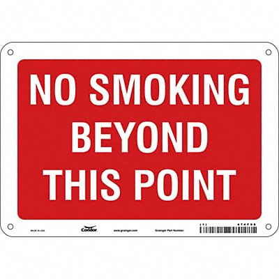 Safety Sign 7 inx10 in Polyethylene