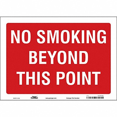 Safety Sign 10 inx14 in Vinyl