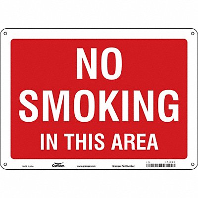 Safety Sign 10 inx14 in Aluminum