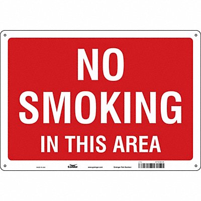 Safety Sign 14 inx20 in Aluminum