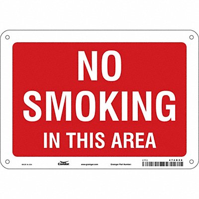 Safety Sign 7 inx10 in Polyethylene
