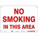 J7016 Safety Sign 7 in H x 10 in W Aluminum
