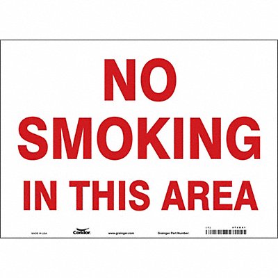 J7016 Safety Sign 10 inx14 in Vinyl