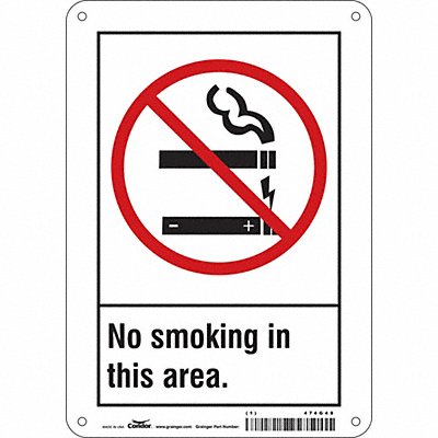 Safety Sign 10 inx7 in Aluminum
