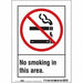 Safety Sign 7 in x 5 in Vinyl