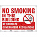 Safety Sign 10 in x 14 in Aluminum