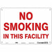 Safety Sign 7 in x 10 in Polyethylene