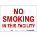 Safety Sign 7 inx10 in Vinyl