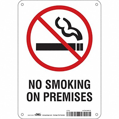 Safety Sign 10 in x 7 in Polyethylene